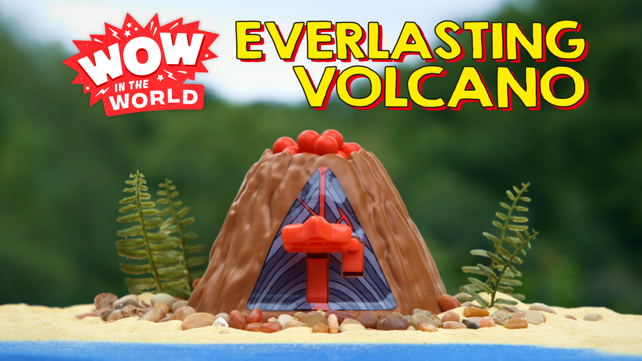 Amazon.com: Wow in The World Everlasting Volcano | Erupt Your